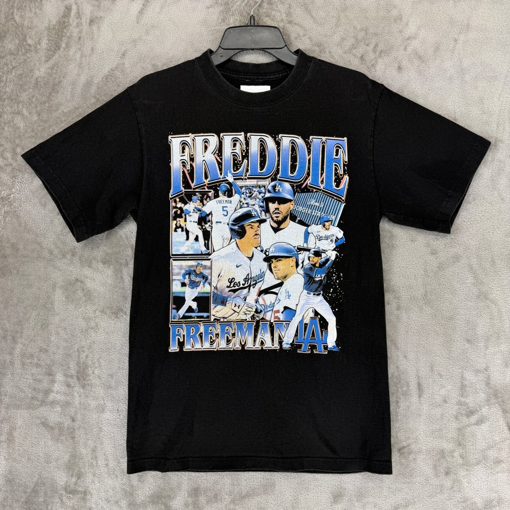Game Changer Freddie Freemania Los Angeles Dodgers Graphic T-Shirt‎ Mens Medium